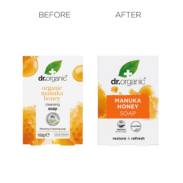 Dr Organic Σαπούνι με Μέλι Μάνουκα 100g